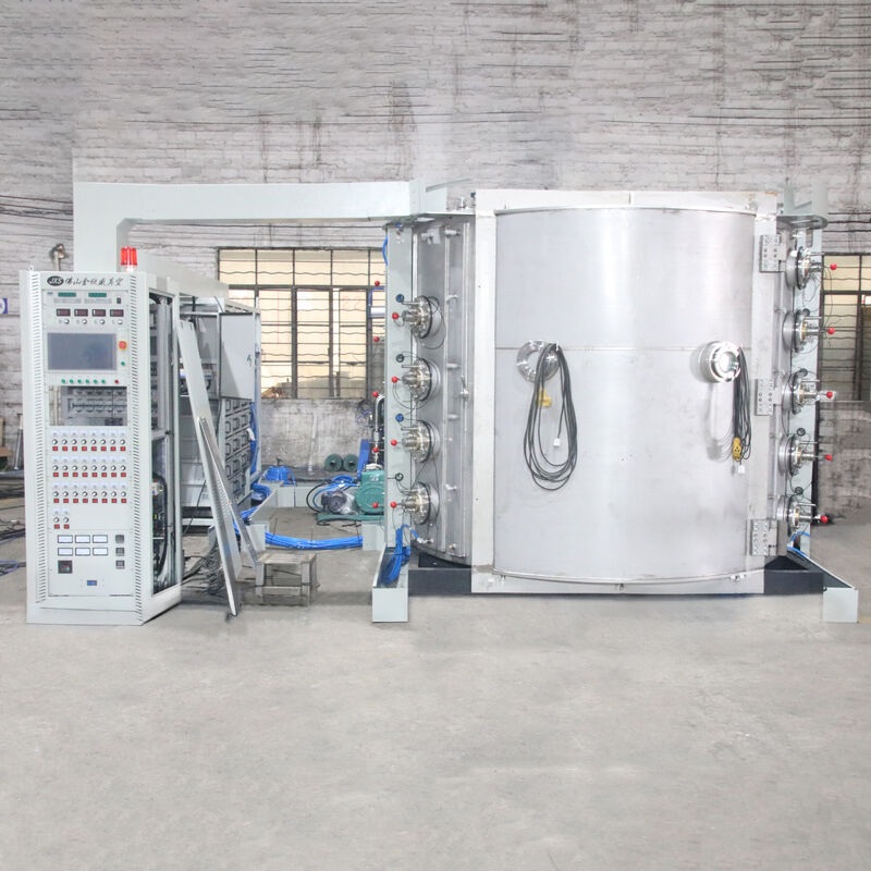 Kompak Mesin Vacuum Plating Kerongkongan Kecil dengan Multi Tone Metallic Thin Film dan Sistem Kontrol Otomatis Penuh