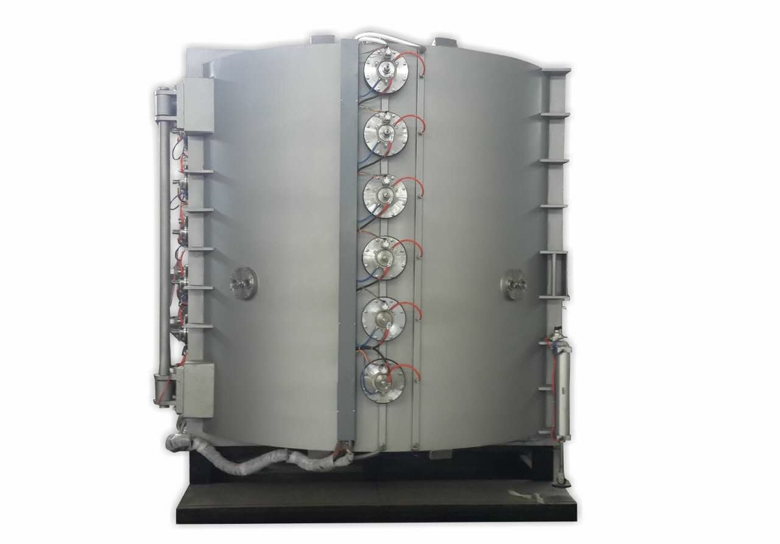 Dekoratif Kaca Mosaik PVD Vacuum Coating Machine Mesin Plating Emas Untuk Ubin