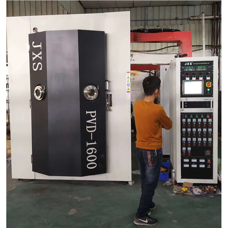 Pengoperasian yang mudah sepeda motor mobil Stainless Steel pipa knalpot, PVD mesin pelapisan vakum untuk warna pelangi biru