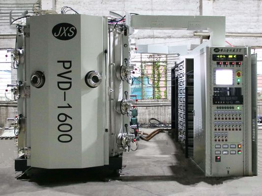 Harga yang bagus Mesin PVD Metallisation High Vacuum Coating Machine Untuk PVD Plastic Chroming Metallizing Plant on line