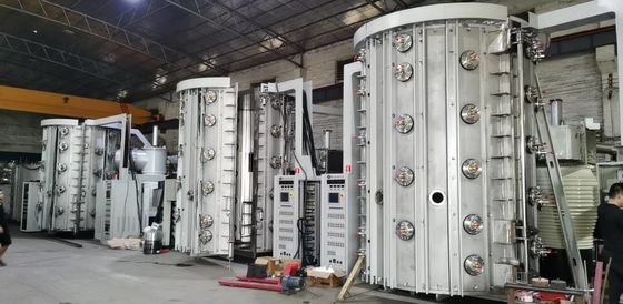 Waktu Siklus Cepat Pvd Plastik Evaporasi Vakuum Metallizing Coating Machine dengan Plasma Cleaning