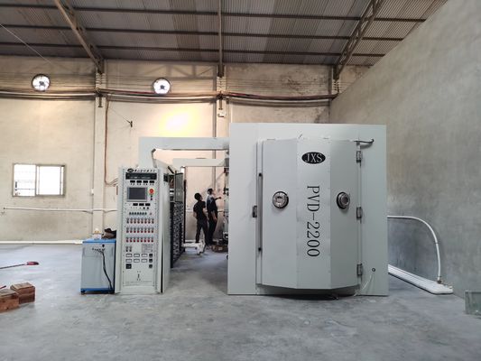 Harga yang bagus Mesin Lapisan Vakuum Pvd Baja Rinsing Untuk Lapisan Perlengkapan Meja Emas Perabot Golf Kaca on line