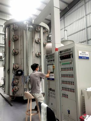 Harga yang bagus Multi Arc Ion Titanium Coating Machine Untuk Stainless Steel Door Handle Lock Pipe Tube on line