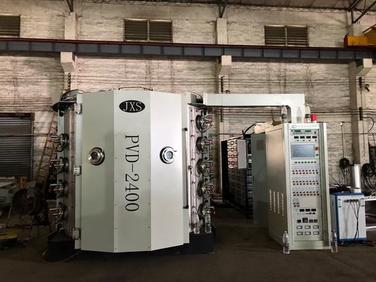 Harga yang bagus Perabot stainless steel Peralatan lapisan PVD, Mesin plating emas PVD on line