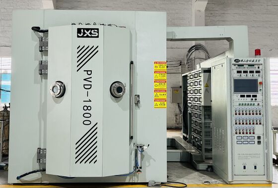 Harga yang bagus Premium PVD Coating Machine untuk sendok dan perlengkapan meja dengan kinerja permukaan yang stabil warna logam yang bervariasi dan kontrol otomatis penuh on line