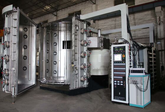 Harga yang bagus Mesin Lapisan PVD Anti-Tarnish dengan teknologi hard-coating dan sistem kontrol otomatis penuh untuk perangkat keras pintu on line