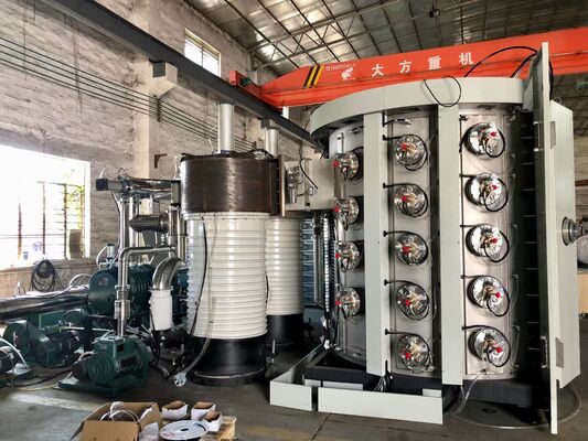Harga yang bagus Mesin Plating PVD Berwarna Cerah dengan Finish UV-stabil dan Kontrol Otomatis Penuh untuk Jubin Dekoratif on line