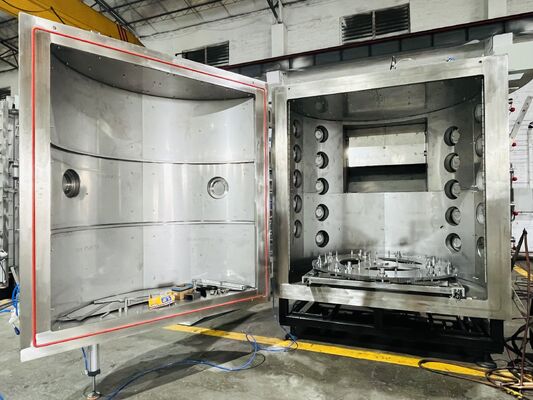 Kualitas Mesin Pelapis PVD Sputtering Magnetron Multi Arc untuk Aksesori Jam Tangan Mewah Tahan Gores Tahan Air pabrik