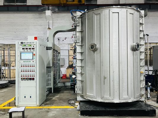 Kualitas Kompak Precision PVD Coating Machine dengan kontrol otomatis penuh untuk benda kerja logam kecil pabrik