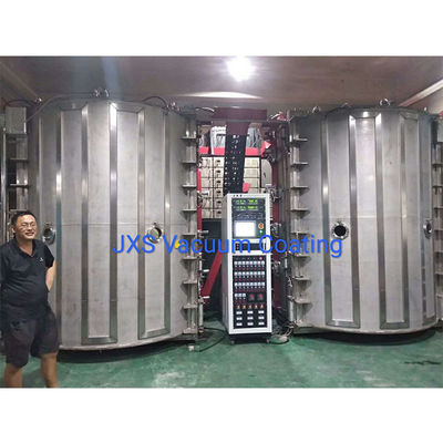Harga yang bagus Efisiensi Tinggi Stainless Steel Exhaust Pipe Golden Rainbow Warna PVD Vacuum Coating Equipment Di Foshan JXS on line