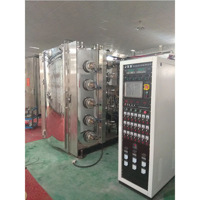 Harga yang bagus Kapasitas tinggi PVD Titanium Plasma Gunting Tukang Cukur Mesin Pelapisan Untuk Warna Pelangi Emas Biru Hitam on line