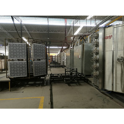 Harga yang bagus Pengoperasian yang mudah Tahan Lama Keramik Sanitary Ware Wash Basin Closestool Emas Perak PVD Mesin Pelapisan Vakum on line