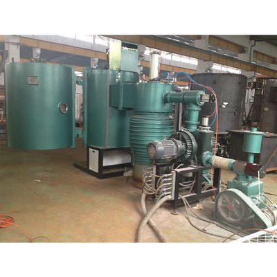 Harga yang bagus Kapasitas ganda ganda pintu plastik tutup kosmetik botol metalik Gloss mesin metallizing vakum on line