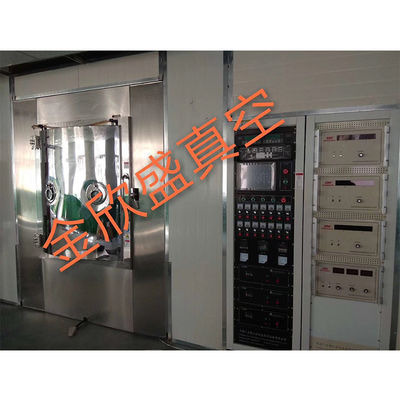 Harga yang bagus Foshan Seragam Coating Tebal Efisiensi Tinggi Stainless Steel Pintu Menangani Pintu Engsel Produsen Mesin Coating PVD on line