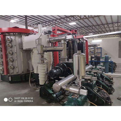 Harga yang bagus Film Adhesi yang kuat Sepeda Motor Stainless Steel Pipa Knalpot Tabung Mesin Pelapisan Vakum Untuk Warna Pelangi on line