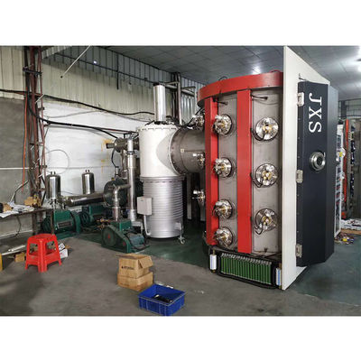 Harga yang bagus Ukuran Disesuaikan Full Auto Stainless Steel Hardware Mesin Vacuum Titanium PVD Coating on line