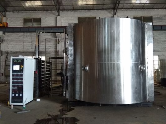 Harga yang bagus Mesin PVD Plating yang stabil warna dengan program siklus yang dapat disesuaikan untuk peralatan lapisan vakum yang aman untuk makanan on line
