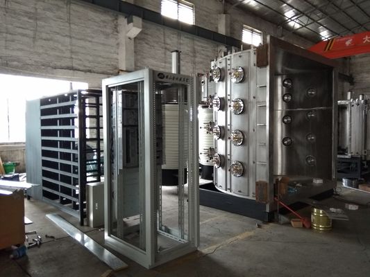 Harga yang bagus Mesin Pelapis Logam Sendok Garpu / Mesin Pelapis PVD Stainless Steel on line