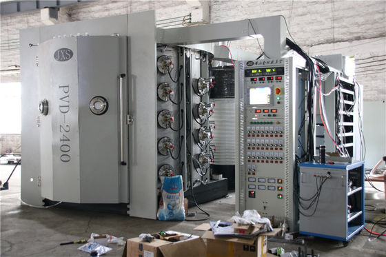 Harga yang bagus Mesin Pelapis PVD Sendok Garpu Stainless Steel Otomatis Penuh Sistem Pewarnaan Elektro on line