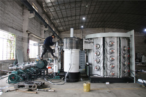 Harga yang bagus SS Door Handle PVD Vacuum Coating Machine Rotary Vane Pump Sputtering System on line