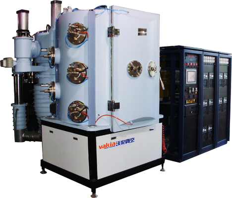 Mini Plastik Tinggi Vacuum Metallizing Machine Electric Arc Power