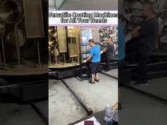 Mesin Sputtering Magnetron Lapisan Vakum PVD Efek Super Chrome Gold Rose Gold